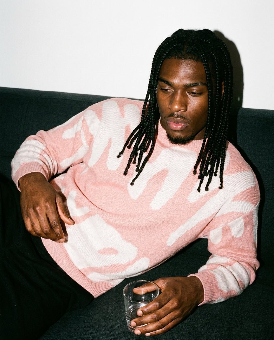 PULL À MOTIF DÉCONTRACTÉ POUR HOMMES | ZYLUMN