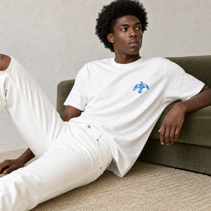 T-SHIRT EN COTON COUPE DÉCONTRACTÉE "AIM HIGH"