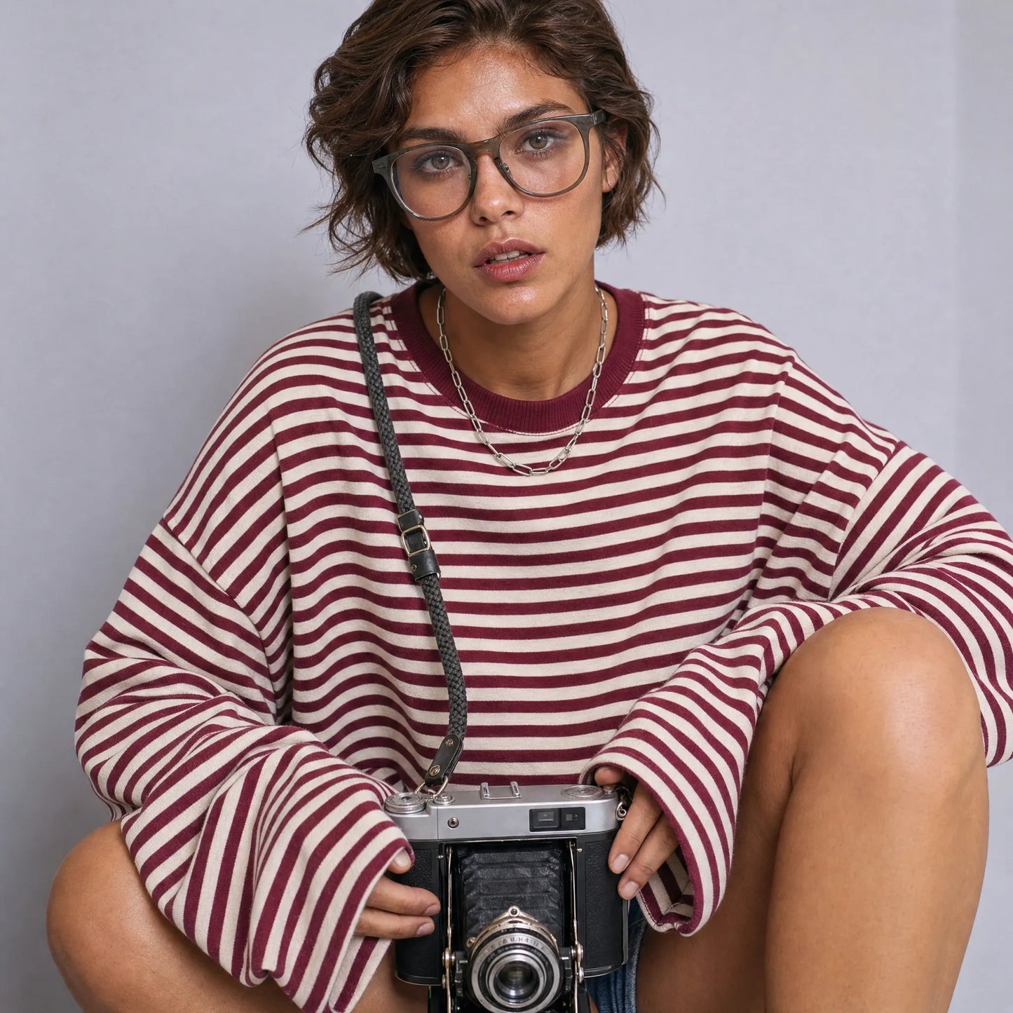 T-SHIRT MANCHES LONGUES OVERSIZE "COMFY DAYS"