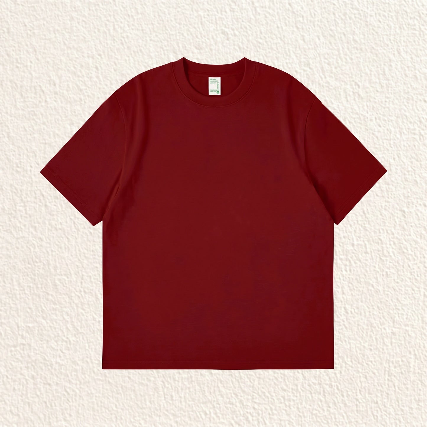 T-SHIRT EN COTON COULEUR UNIQUE "SIMPLE THINGS"