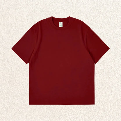 T-SHIRT EN COTON COULEUR UNIQUE "SIMPLE THINGS"