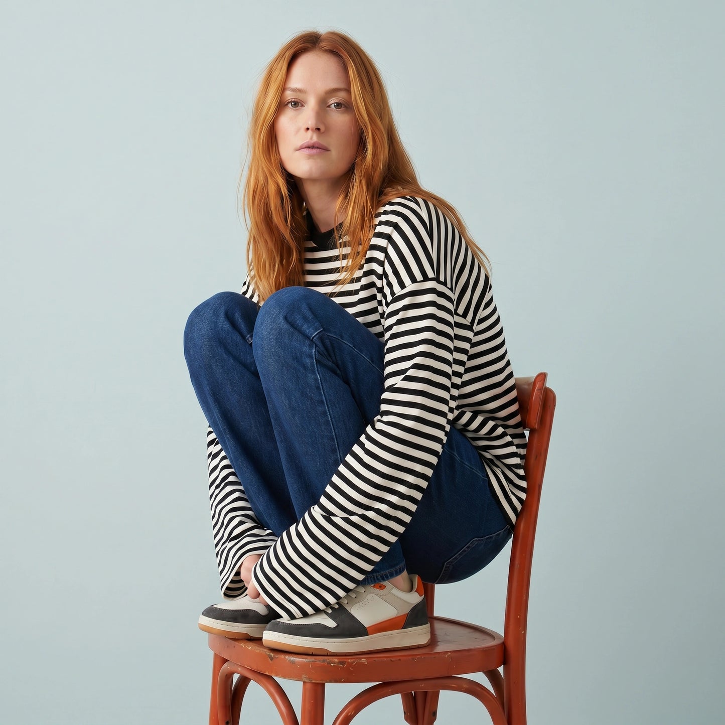 T-SHIRT MANCHES LONGUES OVERSIZE "COMFY DAYS"