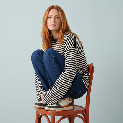 T-SHIRT MANCHES LONGUES OVERSIZE "COMFY DAYS"