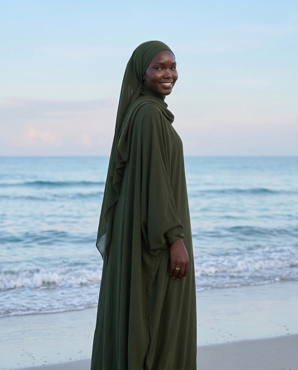 MODEST QUEEN  – ABAYA 2 PIECES AMPLE ET CONFORTABLE | ZYLUMN