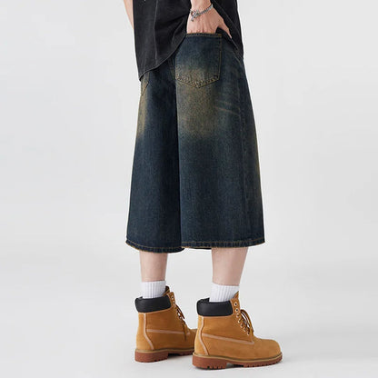 DENIM SHORT LONG EN COTON |ZYLUMN PARIS