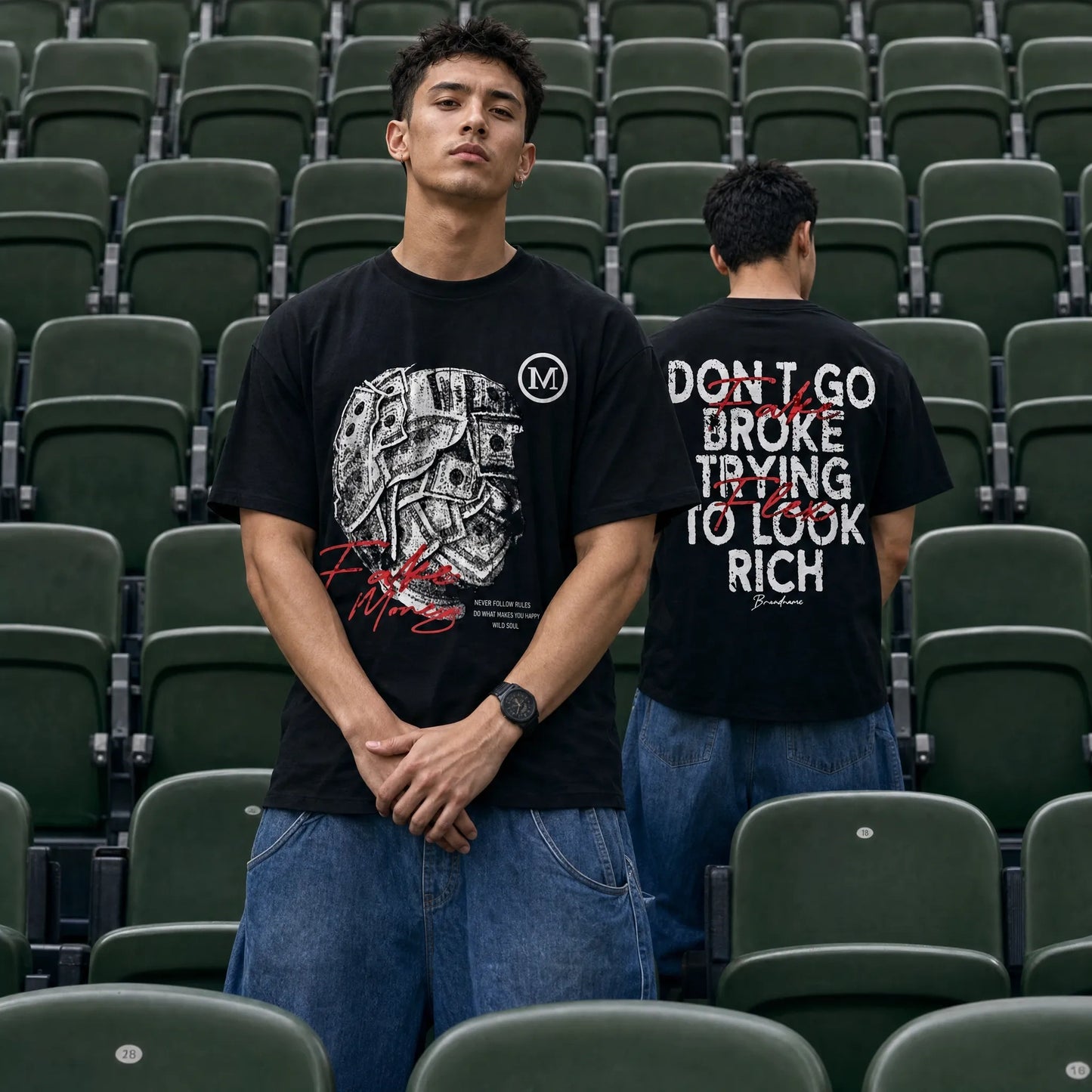 T-SHIRTS EN COTON "WILD SOUL"