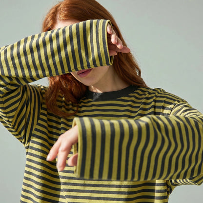 T-SHIRT MANCHES LONGUES OVERSIZE "COMFY DAYS"