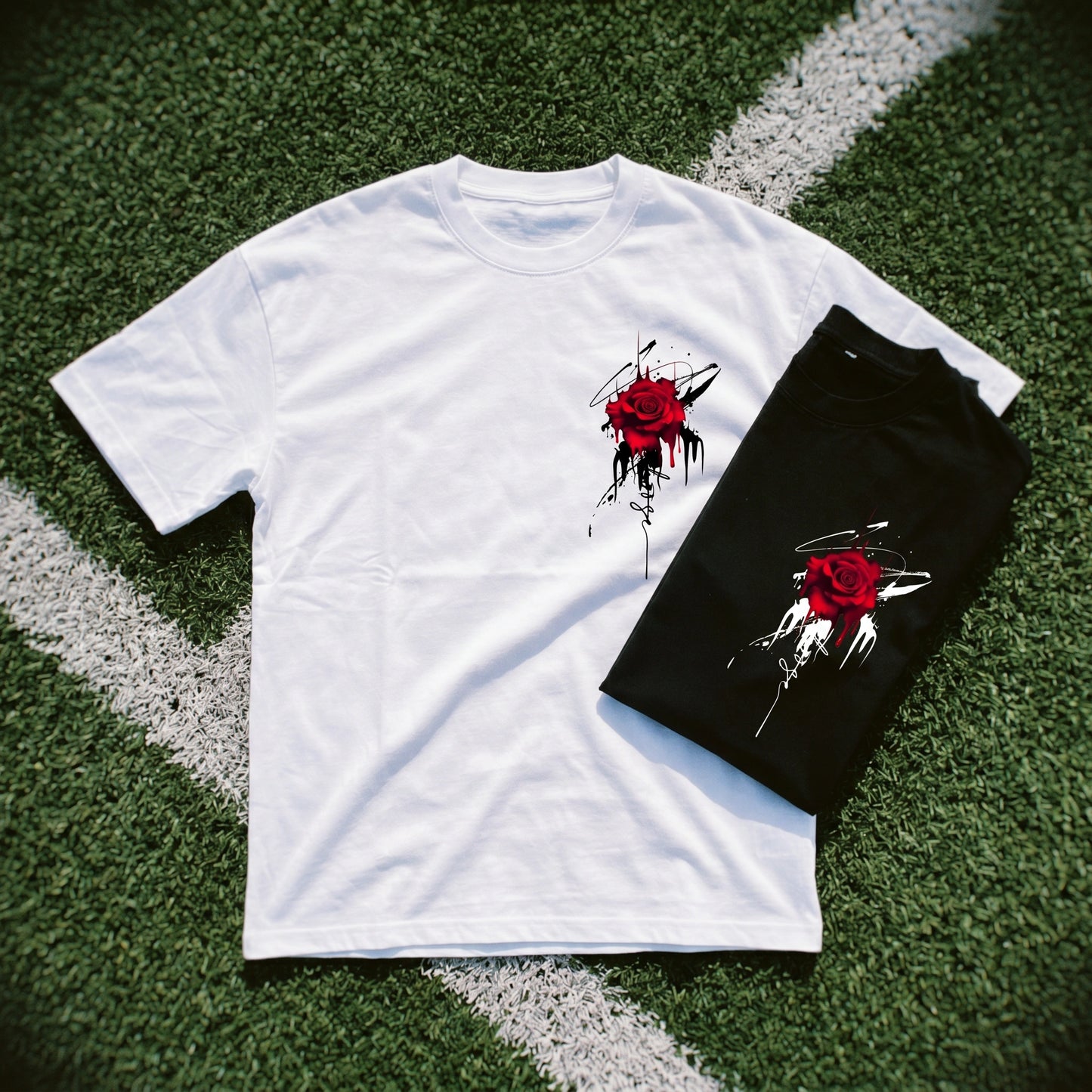 T-SHIRT AMPLE EN COTON TOUTE SAISON "GROWING PASSION"