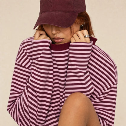 T-SHIRT MANCHES LONGUES OVERSIZE "COMFY DAYS"