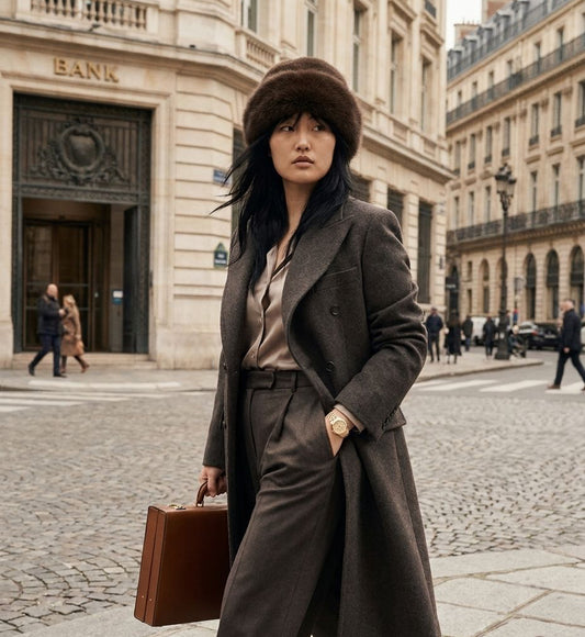 BONNET EN FOURRURE FEMME CONFORTABLE ET DOUX "POLARIS"