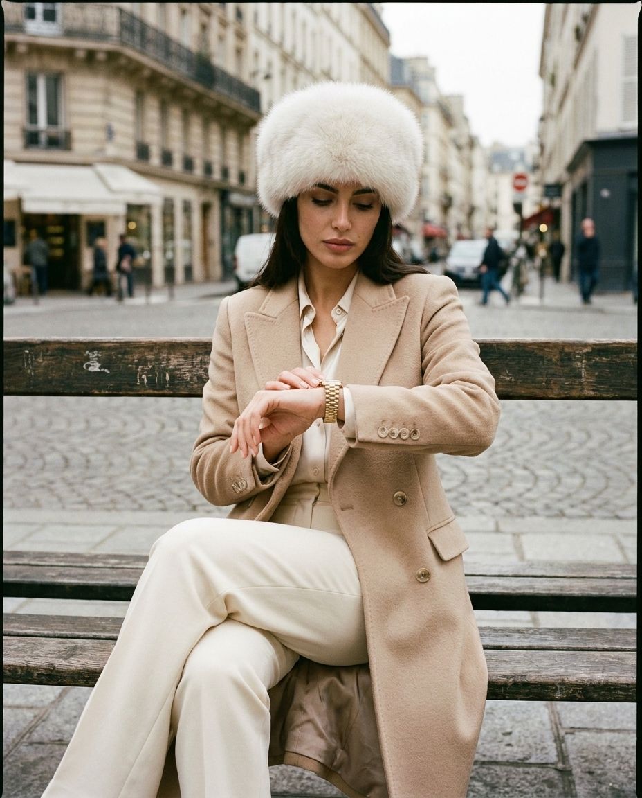 BONNET EN FOURRURE FEMME CONFORTABLE ET DOUX "POLARIS"