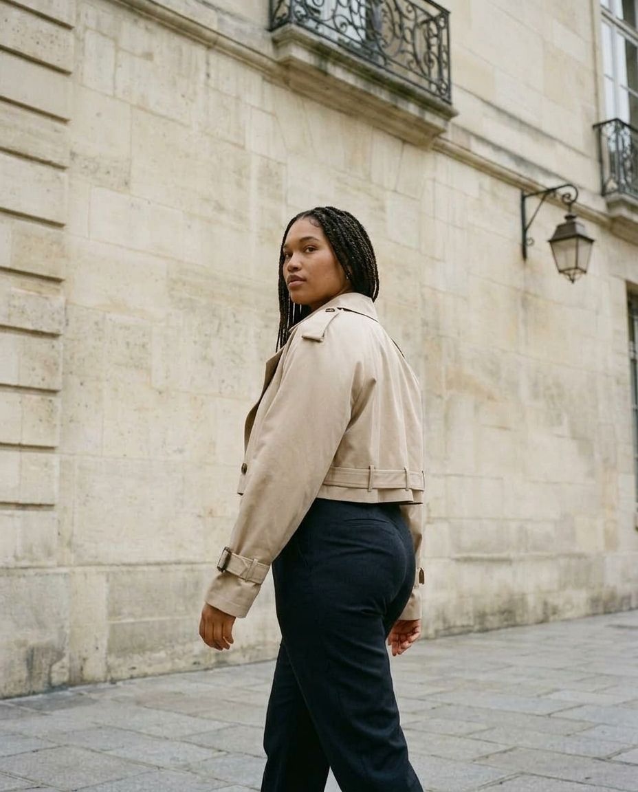 TRENCH COAT CEINTURÉ ÉLÉGANT STYLE VINTAGE "SOFT AUTHORITY"