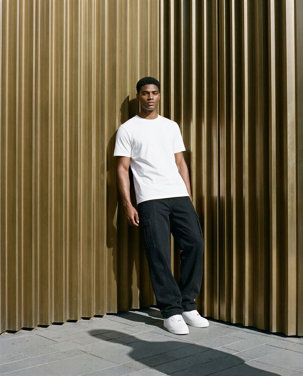 JEAN OVERSIZE CARGO HOMME À COUPE AMPLE