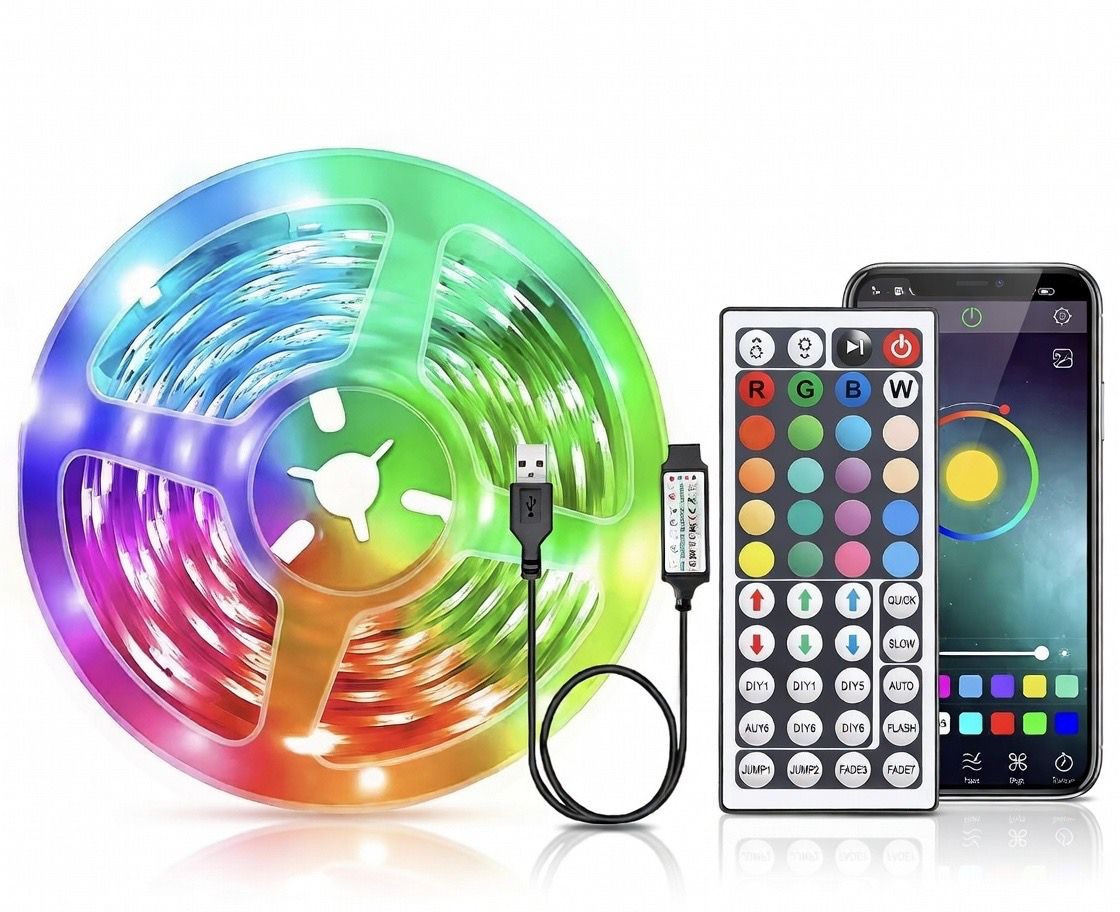 Rouleau de Leds Lumineuses 30 mètres avec application smartphone