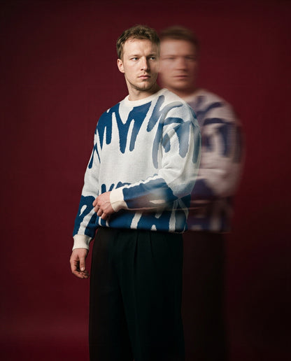 PULL À MOTIF DÉCONTRACTÉ POUR HOMMES | ZYLUMN