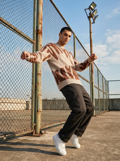 PULL À MOTIF DÉCONTRACTÉ POUR HOMMES | ZYLUMN