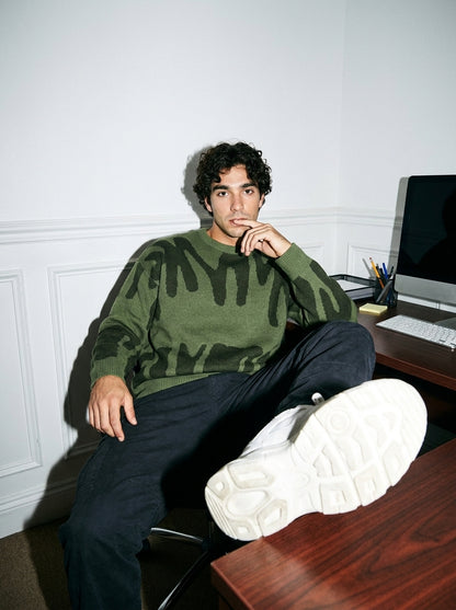 PULL À MOTIF DÉCONTRACTÉ POUR HOMMES | ZYLUMN