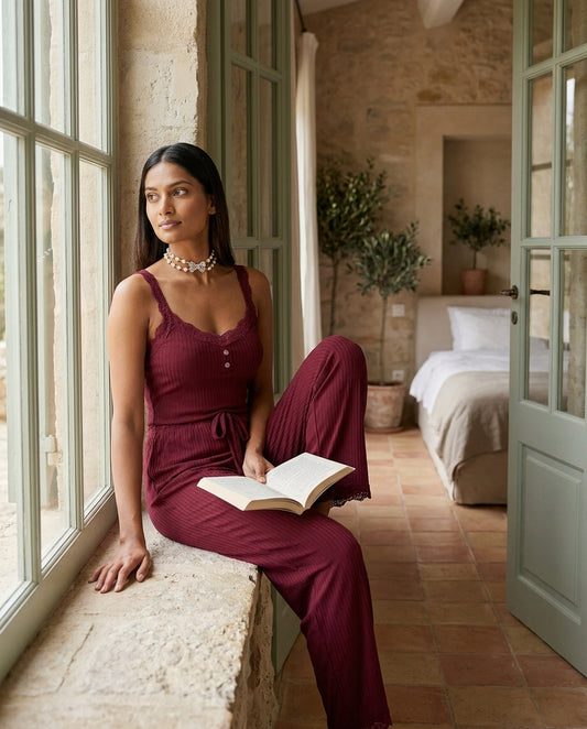 ENSEMBLE PYJAMAS LÉGERS SPÉCIAL CONFORT POUR FEMMES  "COSY NIGHT" | Zylumn