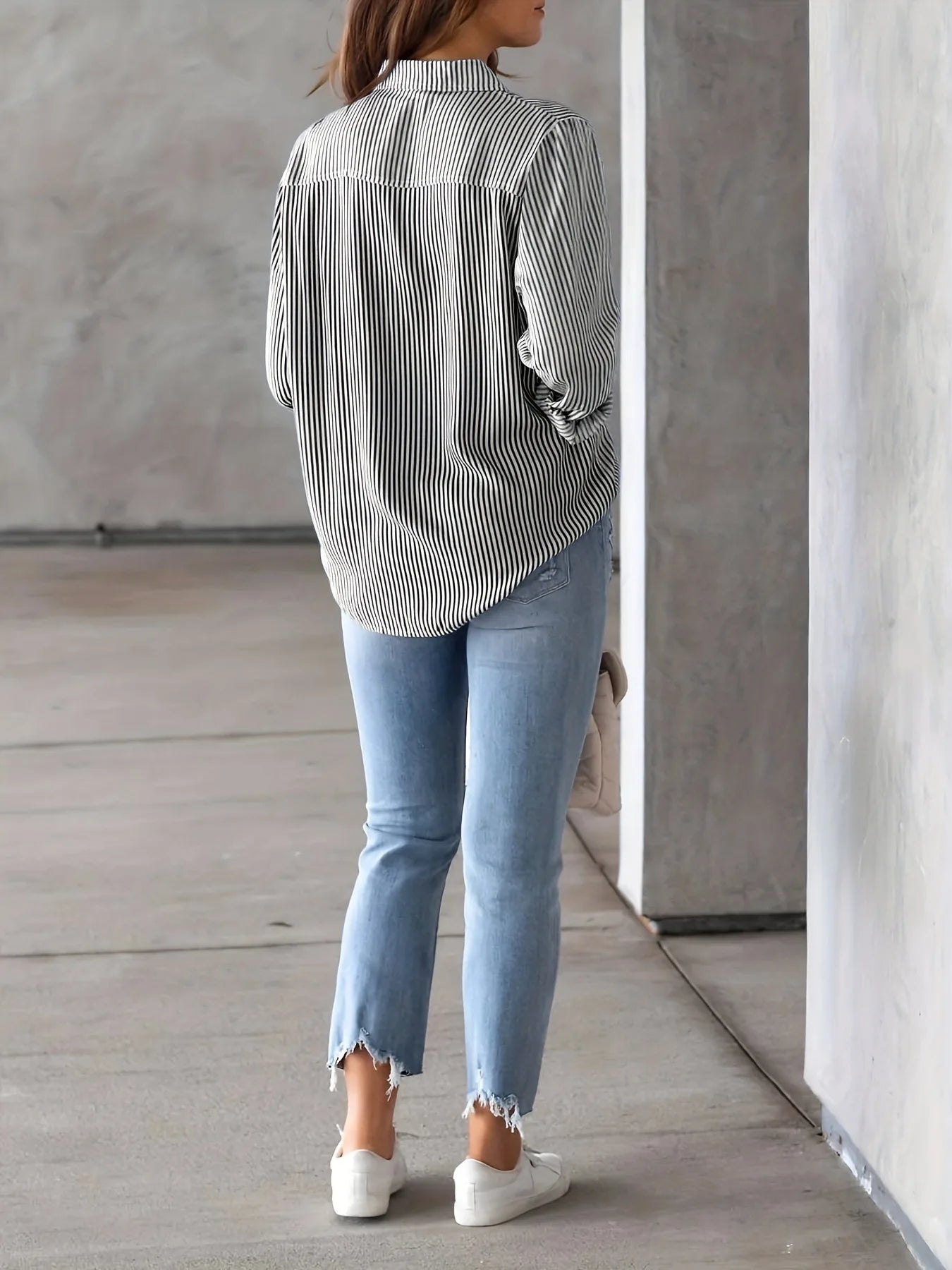 2026 Women Fashion Striped Shirt