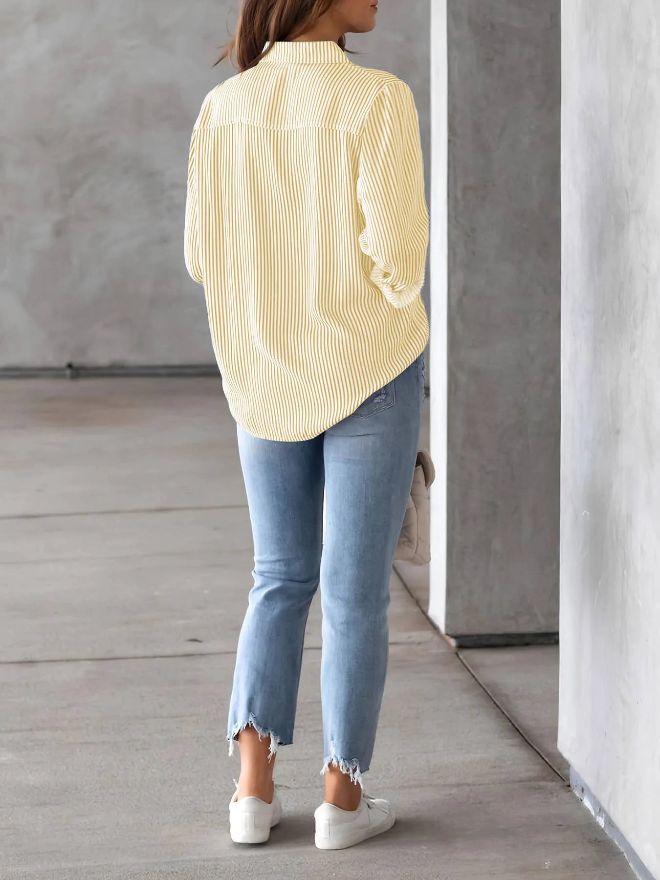 2026 Women Fashion Striped Shirt