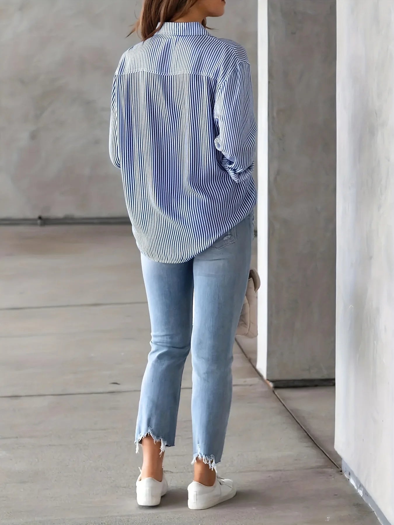 2026 Women Fashion Striped Shirt