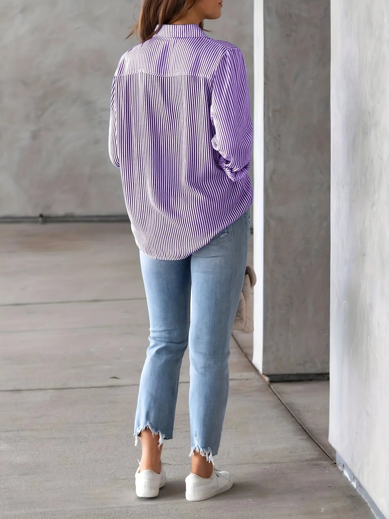 2026 Women Fashion Striped Shirt