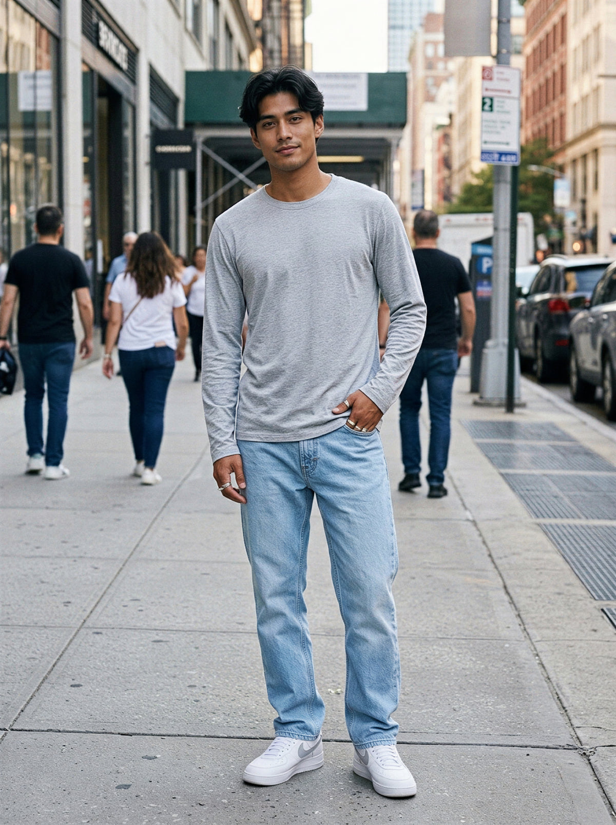 CLASSIC VIBES – T-SHIRT MANCHES LONGUES HOMME | Zylumn